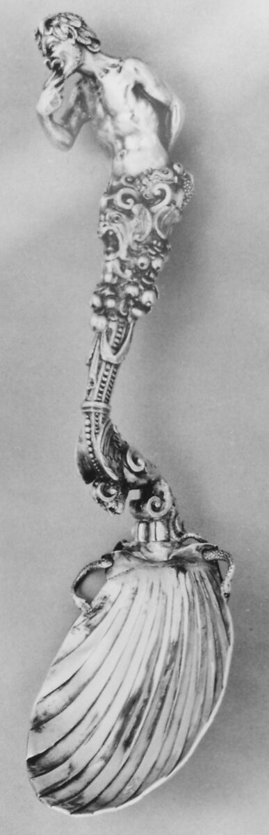 Spoon (one of a set), Attributed to Antonio Gentili (Antonio da Faenza) (Italian, Faenza ca. 1519–1610 Faenza (?)), Silver, Italian, Rome 