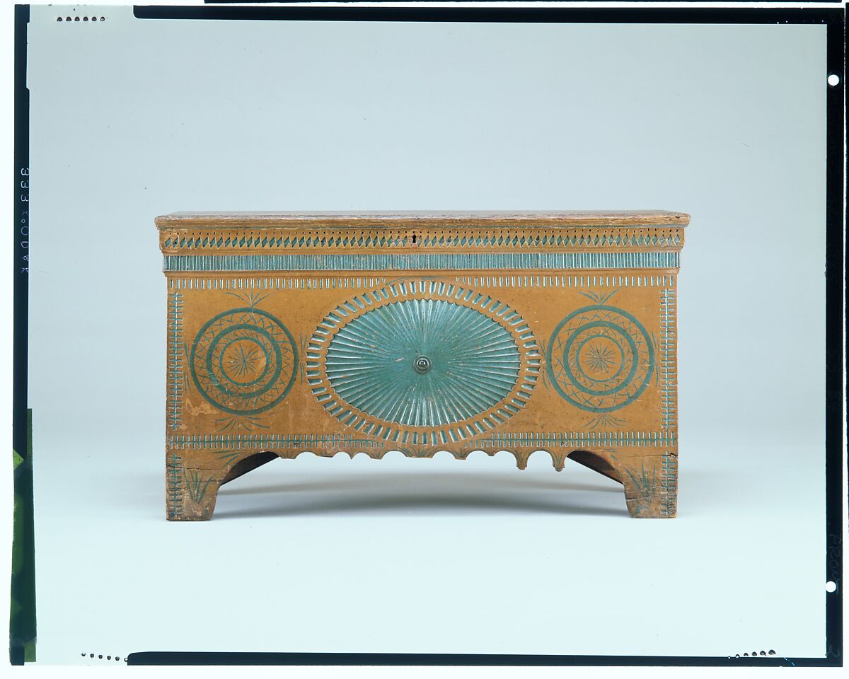 Chest, Attributed to Nehemiah Randall (1770–1850), White pine, American 