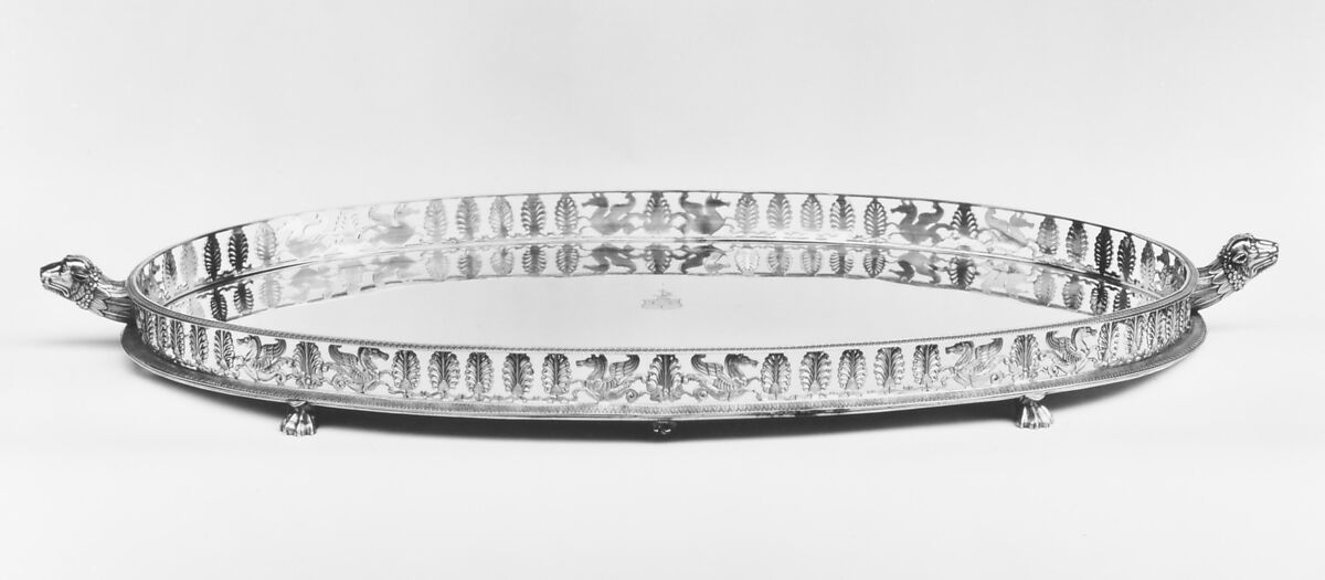 Tray, L.C., Silver, French, Paris 