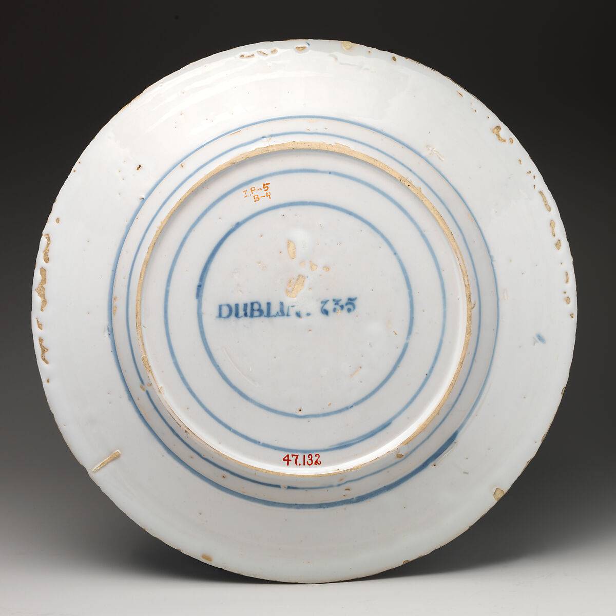 Dish, World's End Pottery  , Dublin, Delftware, Irish, Dublin