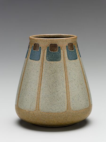 Vase, Marblehead Pottery (1905–36), Earthenware, American 