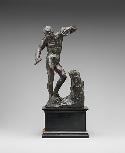 Antique-style Statuette of Young Satyr with Cymbals