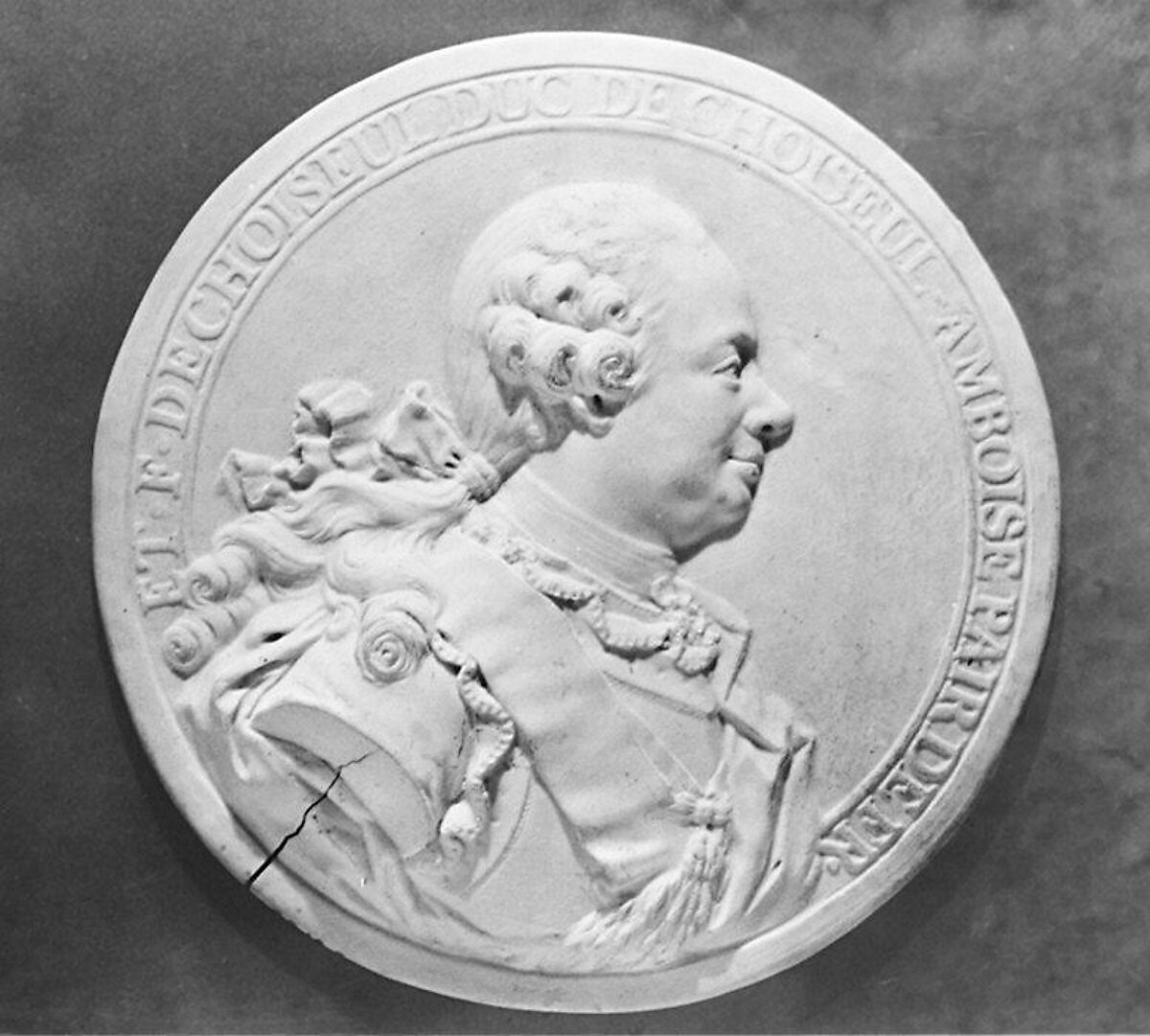 Etienne François de Choiseul, duc de Choiseul (1719–1785), Sèvres Manufactory (French, 1740–present), Hard-paste biscuit porcelain, French, Sèvres 