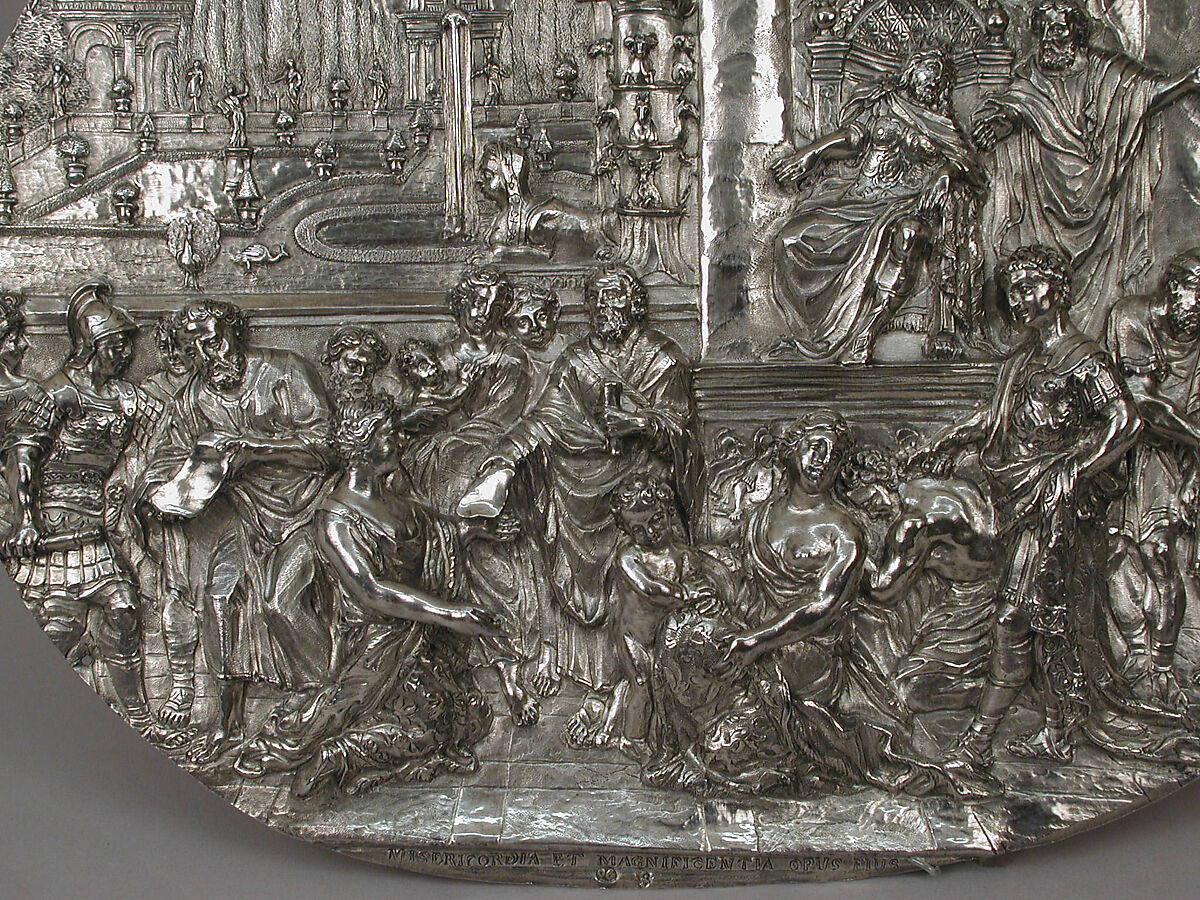 Cyrus Freeing the Jews from the Babylonian Captivity, Johann Andreas Thelot (German, 1655–1734), Silver, German, Augsburg