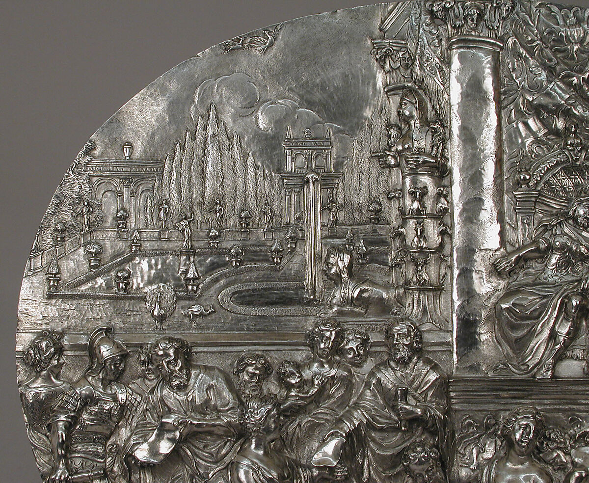 Cyrus Freeing the Jews from the Babylonian Captivity, Johann Andreas Thelot (German, 1655–1734), Silver, German, Augsburg