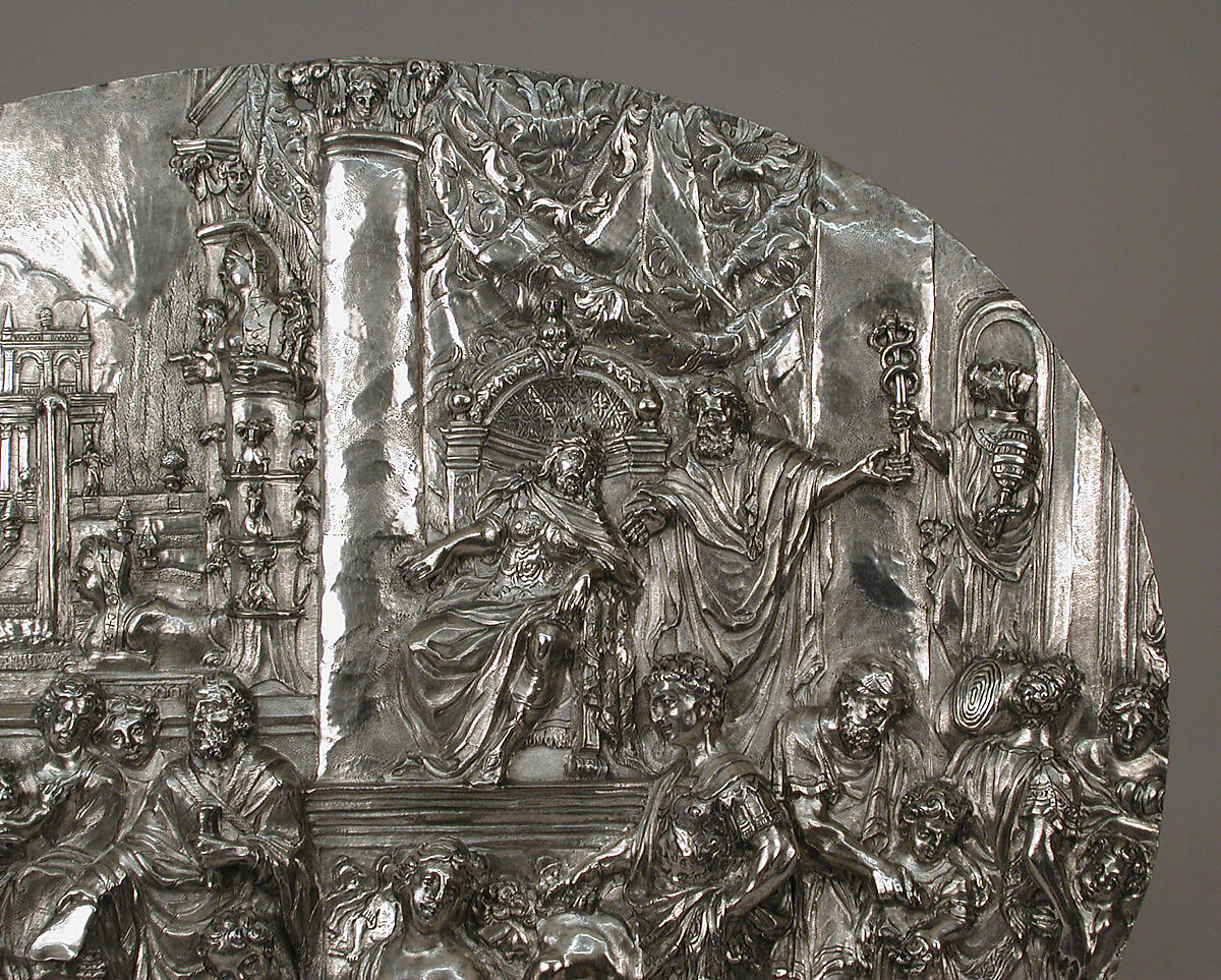 Cyrus Freeing the Jews from the Babylonian Captivity, Johann Andreas Thelot (German, 1655–1734), Silver, German, Augsburg