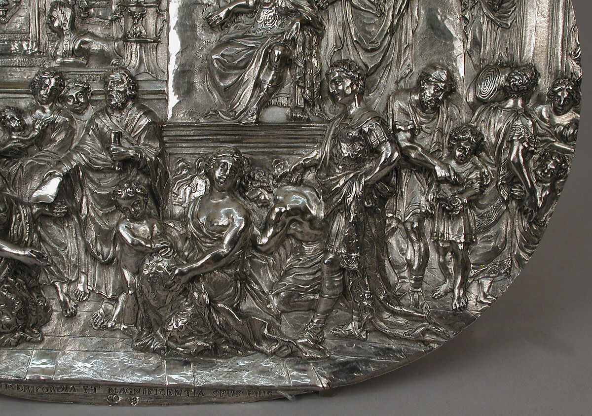 Cyrus Freeing the Jews from the Babylonian Captivity, Johann Andreas Thelot (German, 1655–1734), Silver, German, Augsburg