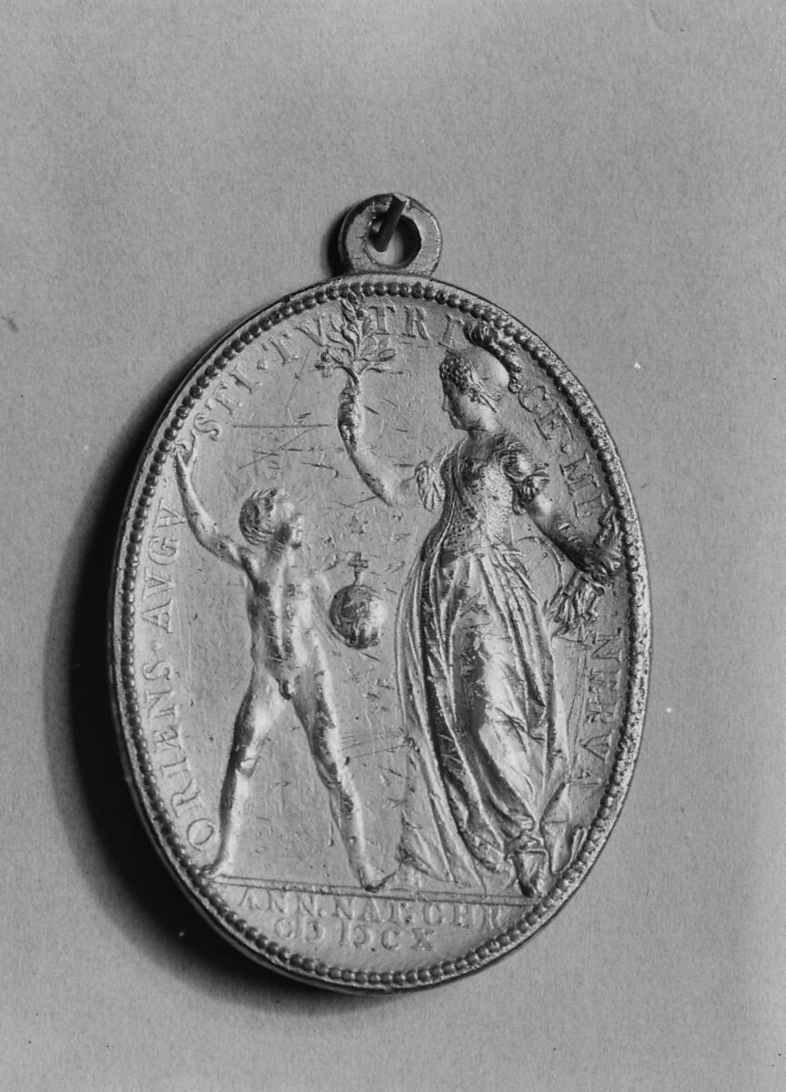 Louis XIII (b. 1601, r. 1610–43), King of France, as youth, Medalist: Guillaume Dupré (French, 1579–1640), Gilt bronze, French, Paris