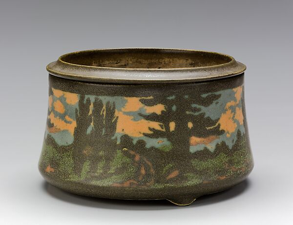 Jardinière, Frederick E. Walrath (1870–1921), Earthenware, American 