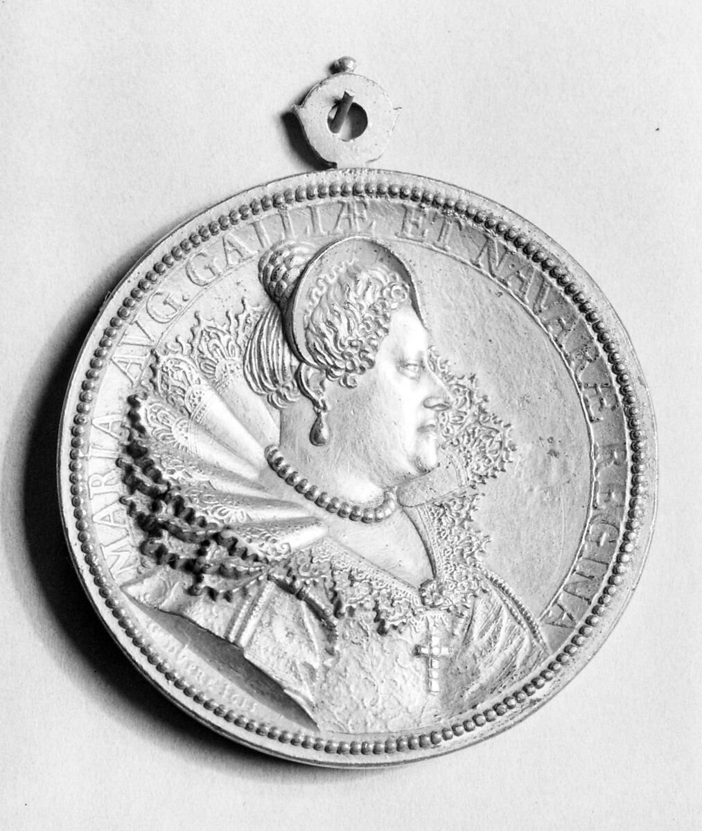 Marie de Médicis (1573–1610), Medalist: Guillaume Dupré (French, 1579–1640), Gilt bronze, French, Paris 
