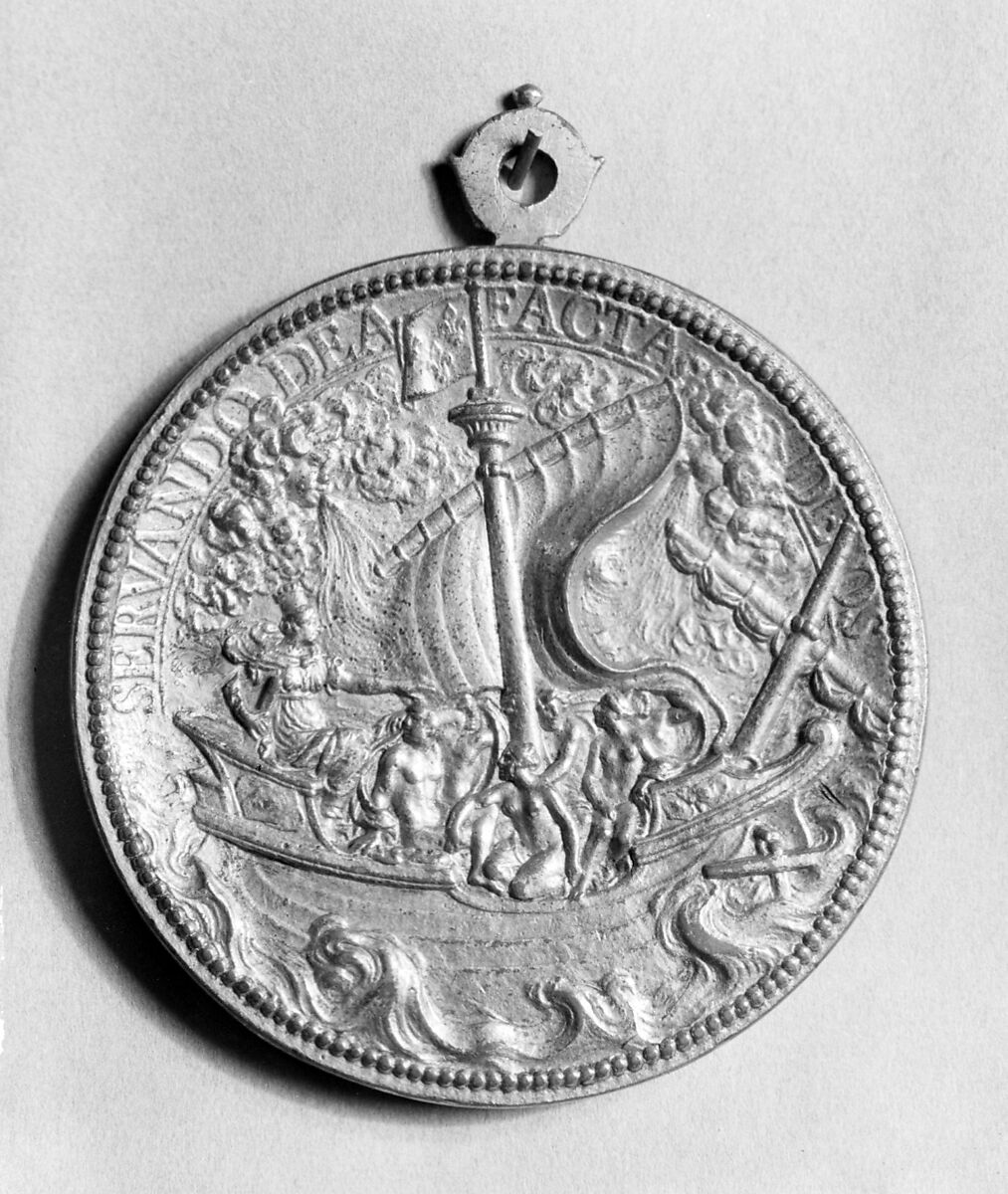 Marie de Médicis (1573–1610), Medalist: Guillaume Dupré (French, 1579–1640), Gilt bronze, French, Paris