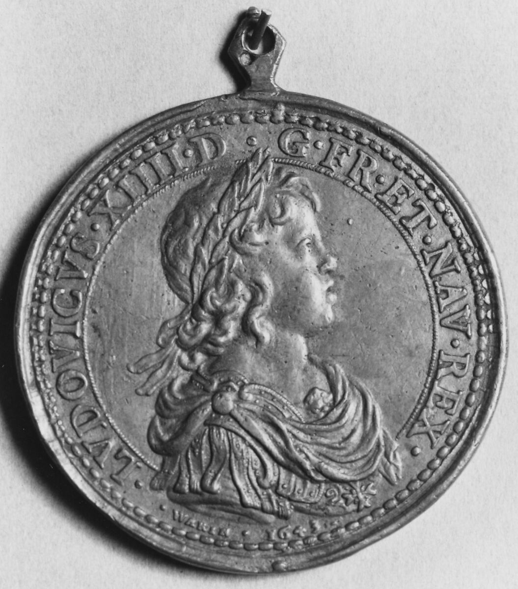 Louis XIV and Anne of Austria, Medalist: Jean Varin (French, Liège baptized 1607–1672 Paris), Bronze, French 