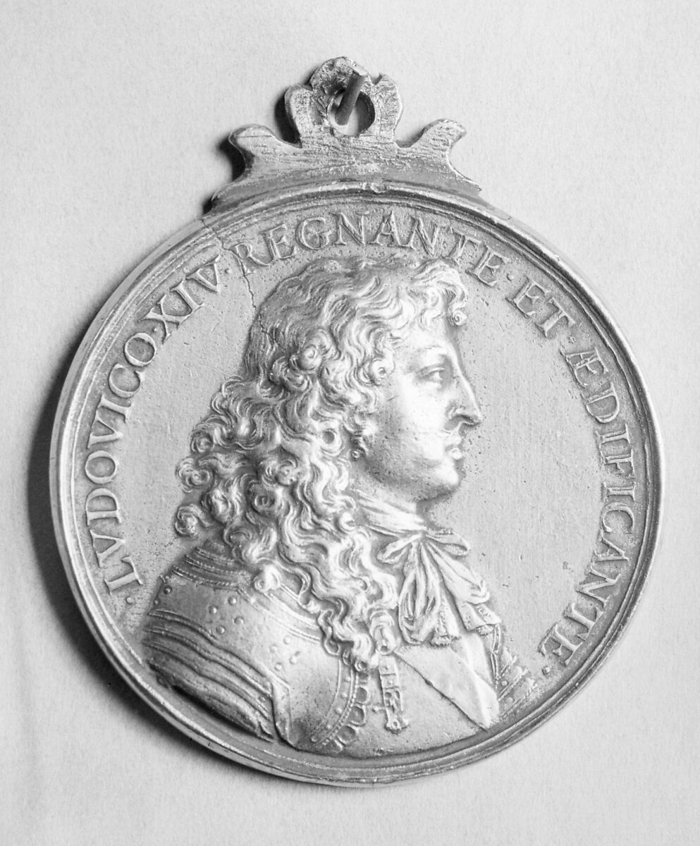 Louis XIV (b. 1638, r. 1643–1715), Medalist: Jean Varin (French, Liège baptized 1607–1672 Paris), Gilt bronze, French, Paris 