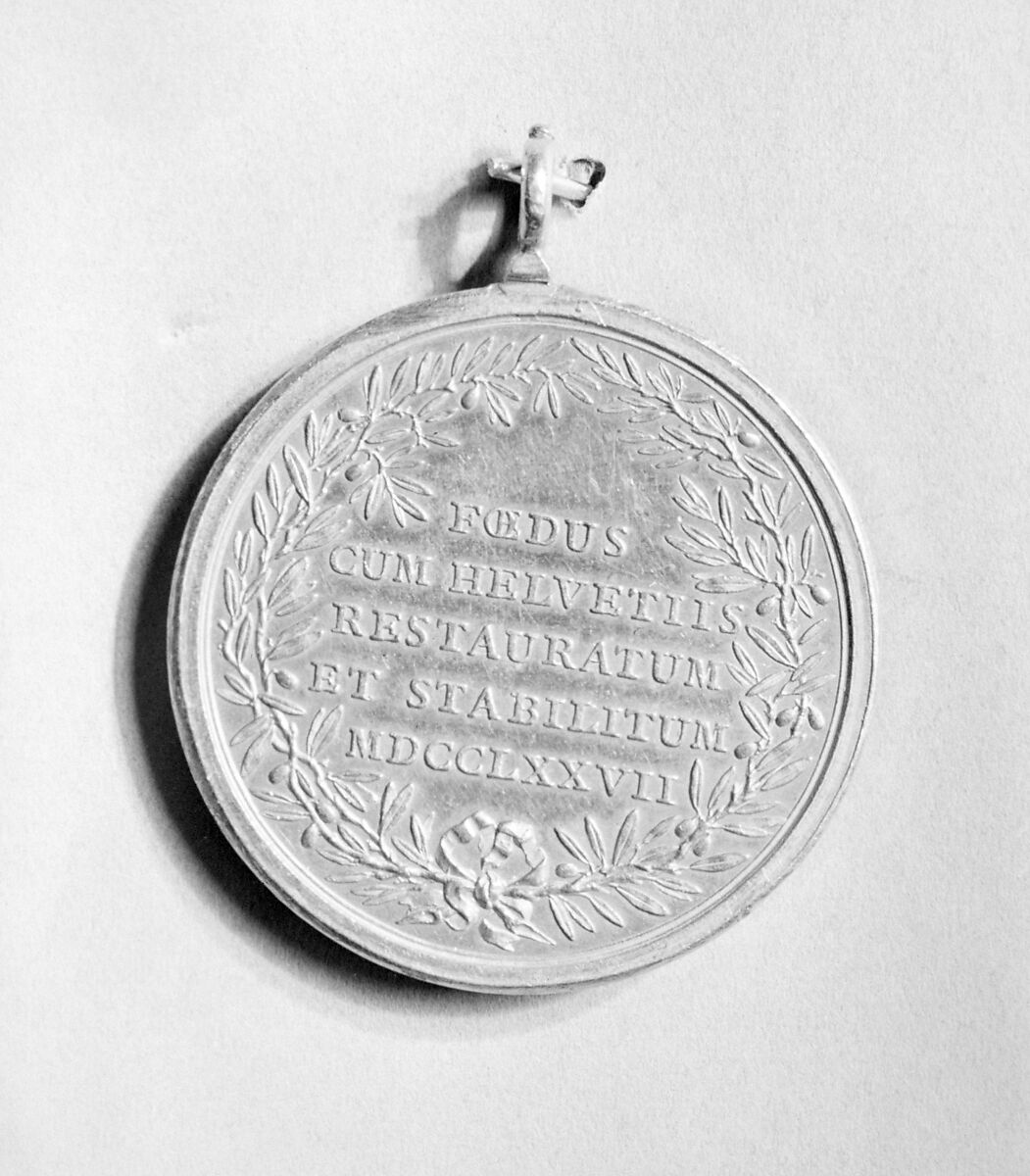 Louis XVI, Medalist: Jean Duvivier (French, 1687–1761), Gilt bronze, French