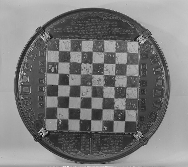 War of American Independence chess set, Max Esser (German, Barth 1885–1945 Berlin), Bronze, silver, and ivory, German, Berlin