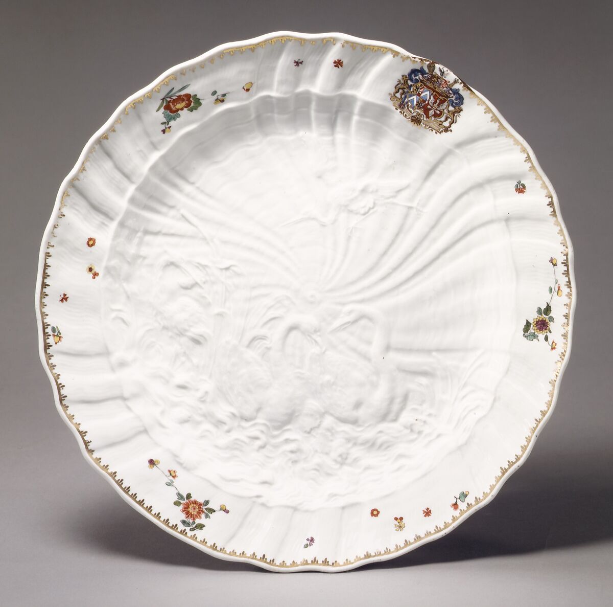 Dish (part of a service), Meissen Manufactory (German, 1710–present), Hard-paste porcelain, German, Meissen 