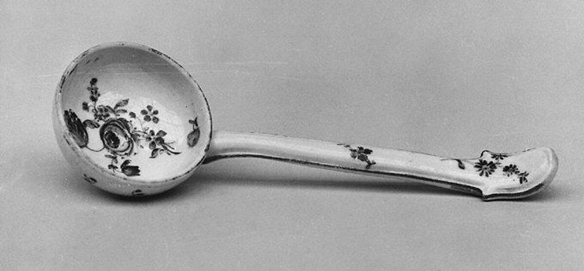 Ladle, Frankenthal Porcelain Manufactory (German), Hard-paste porcelain, German, Frankenthal 