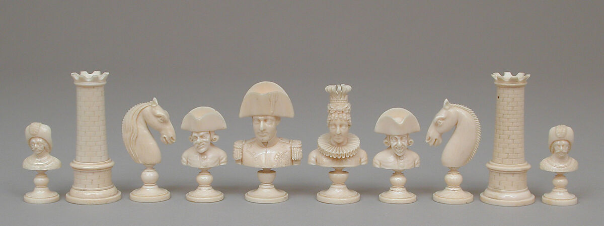 Chessmen (32), Ivory, French, Dieppe 