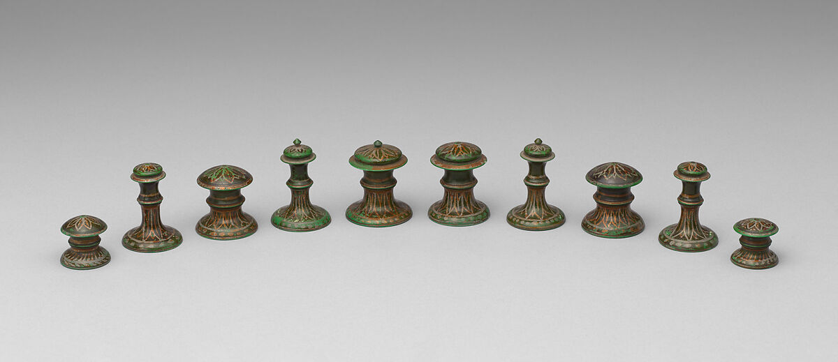 Chessmen (32), Ivory, Indian