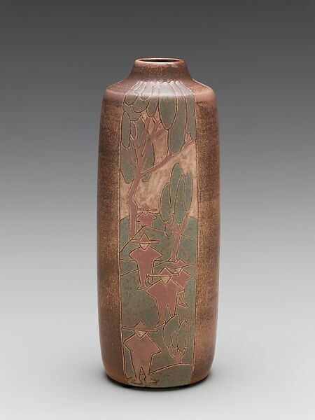 Vase, Overbeck Pottery (1911–55), Earthenware, American 