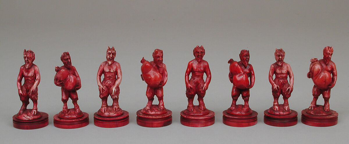 Chessmen (32), Ivory, Italian