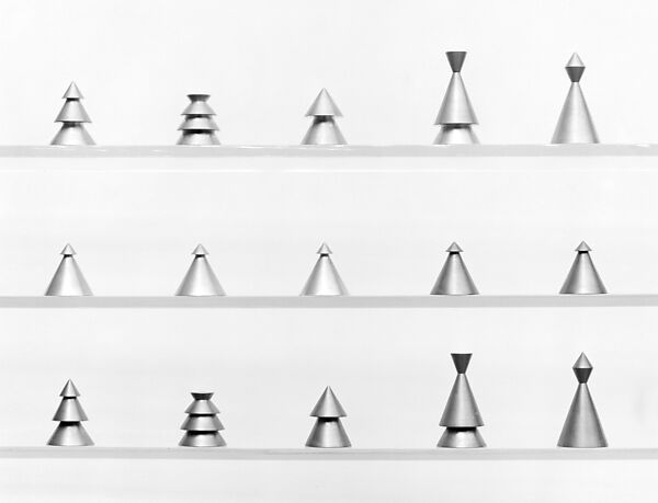 Chess set, Brass, pewter, and ebony, Swedish