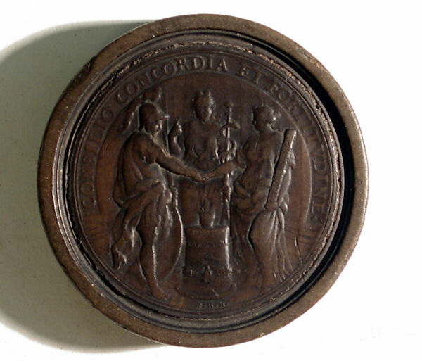 Group of Fourteen Roundels for Jeu de Moulin, Rosewood, German