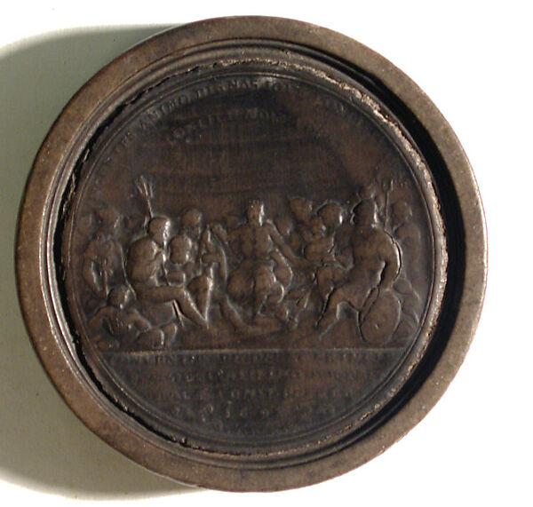 Group of Fourteen Roundels for Jeu de Moulin, Rosewood, German
