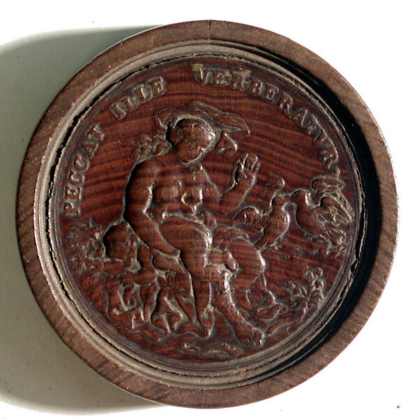 Group of Fourteen Roundels for Jeu de Moulin, Rosewood, German