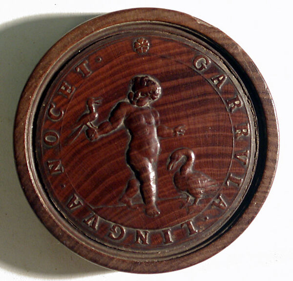 Group of Fourteen Roundels for Jeu de Moulin, Rosewood, German