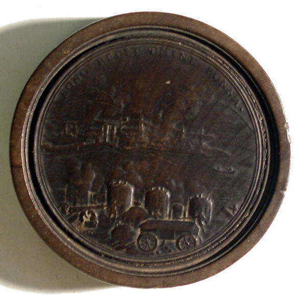 Group of Fourteen Roundels for Jeu de Moulin, Rosewood, German