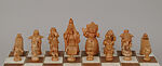Chess set, Sorcha Boru (1906–2006), Clay, American