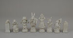 Chess set, Sorcha Boru (1906–2006), Clay, American