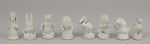 Chess set, Sorcha Boru (1906–2006), Clay, American