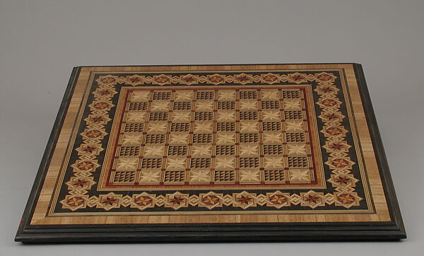 Chessboard, Wood, Russian 