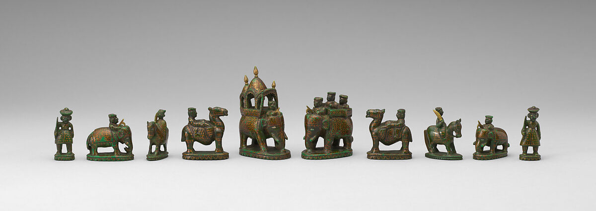 Chessmen (32), Ivory, Indian