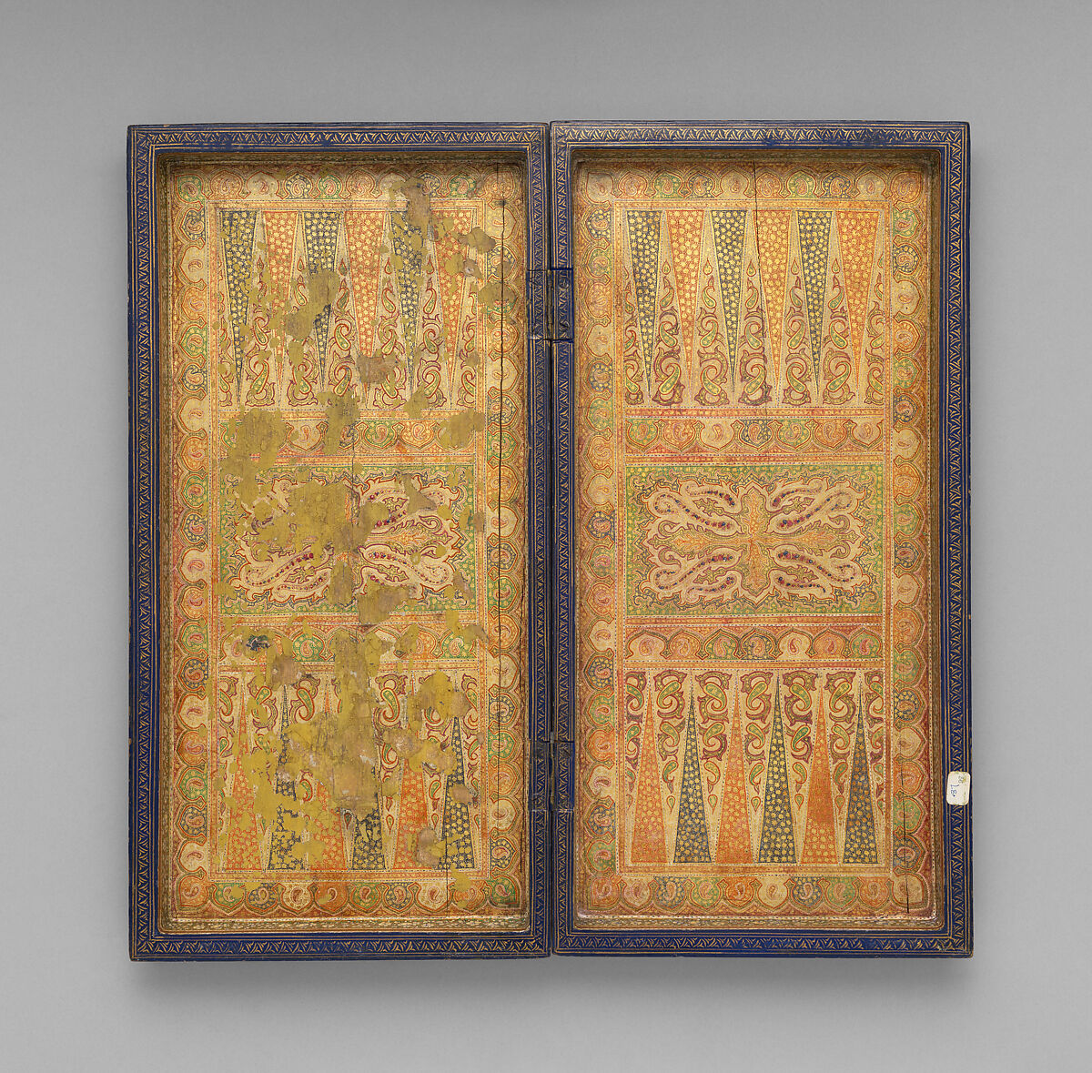 Box-board for chess and backgammon, Wood, Indian