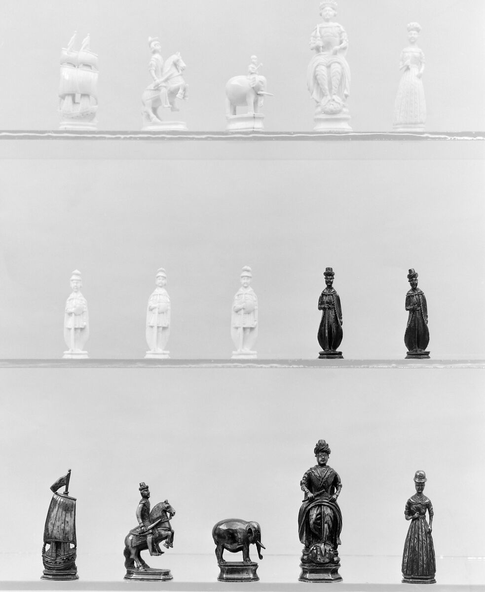 Chessmen (32), Walrus ivory, Russian, Kholmogory 