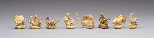 Astronomical chess set, Max Esser (German, Barth 1885–1945 Berlin), Silver, silver-gilt, ivory, ebony, marble, plaster, brass, beeswax, enamel, German, Berlin
