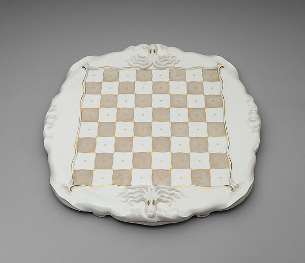 "Aquatic" chess set, Max Esser (German, Barth 1885–1945 Berlin), Porcelain, German, Meissen