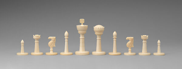 Chessmen (32), Ivory, Indian