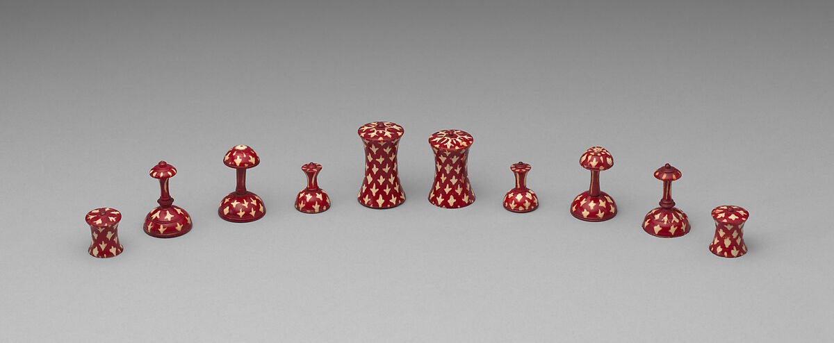 Chessmen (32), Ivory, Indian