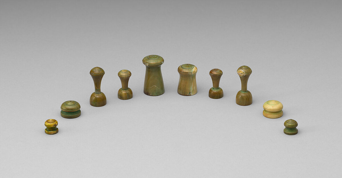 Chessmen (32), Ivory, Indian