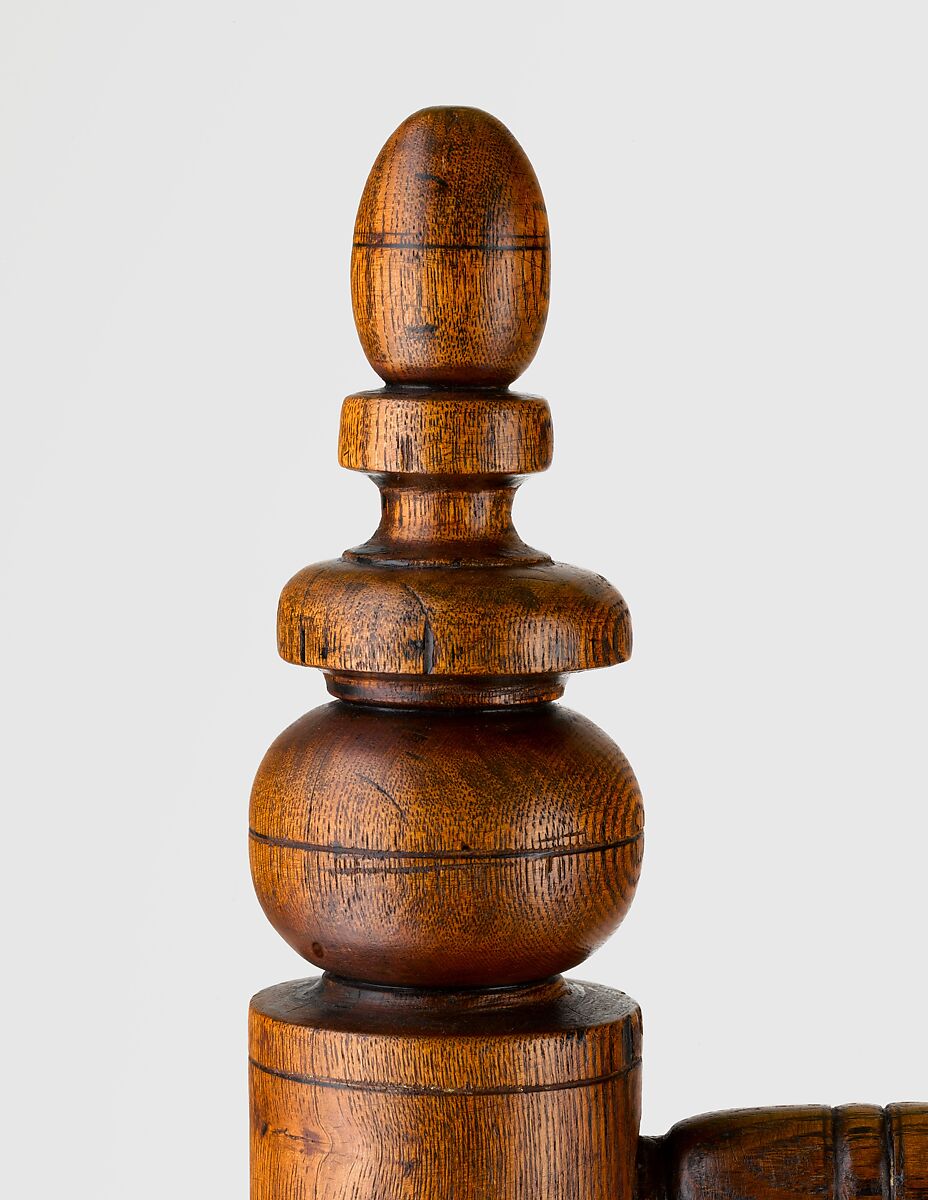 Spindle-back armchair, Ash, American