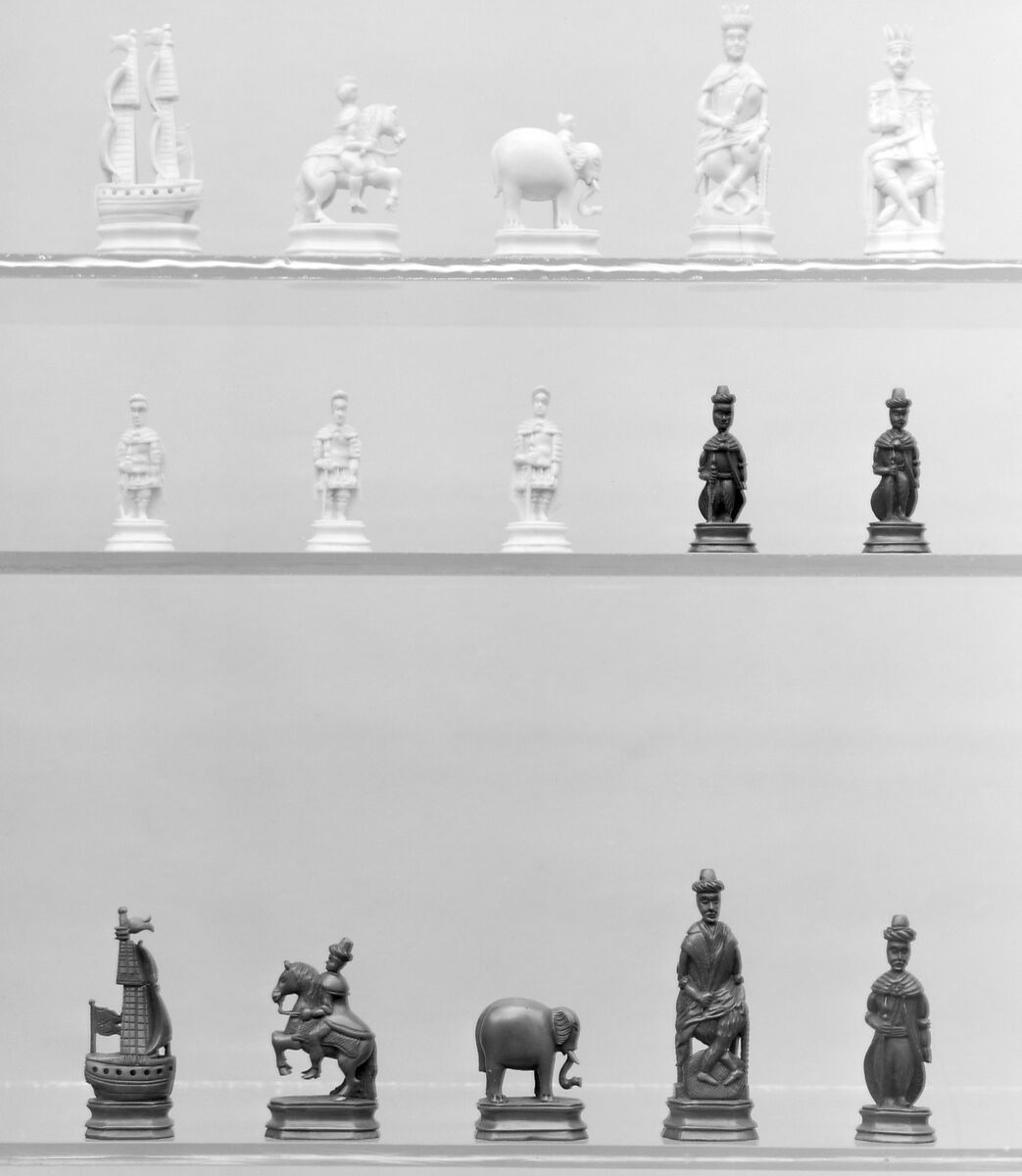 Chessmen (32), Walrus ivory, Russian, Kholmogory 