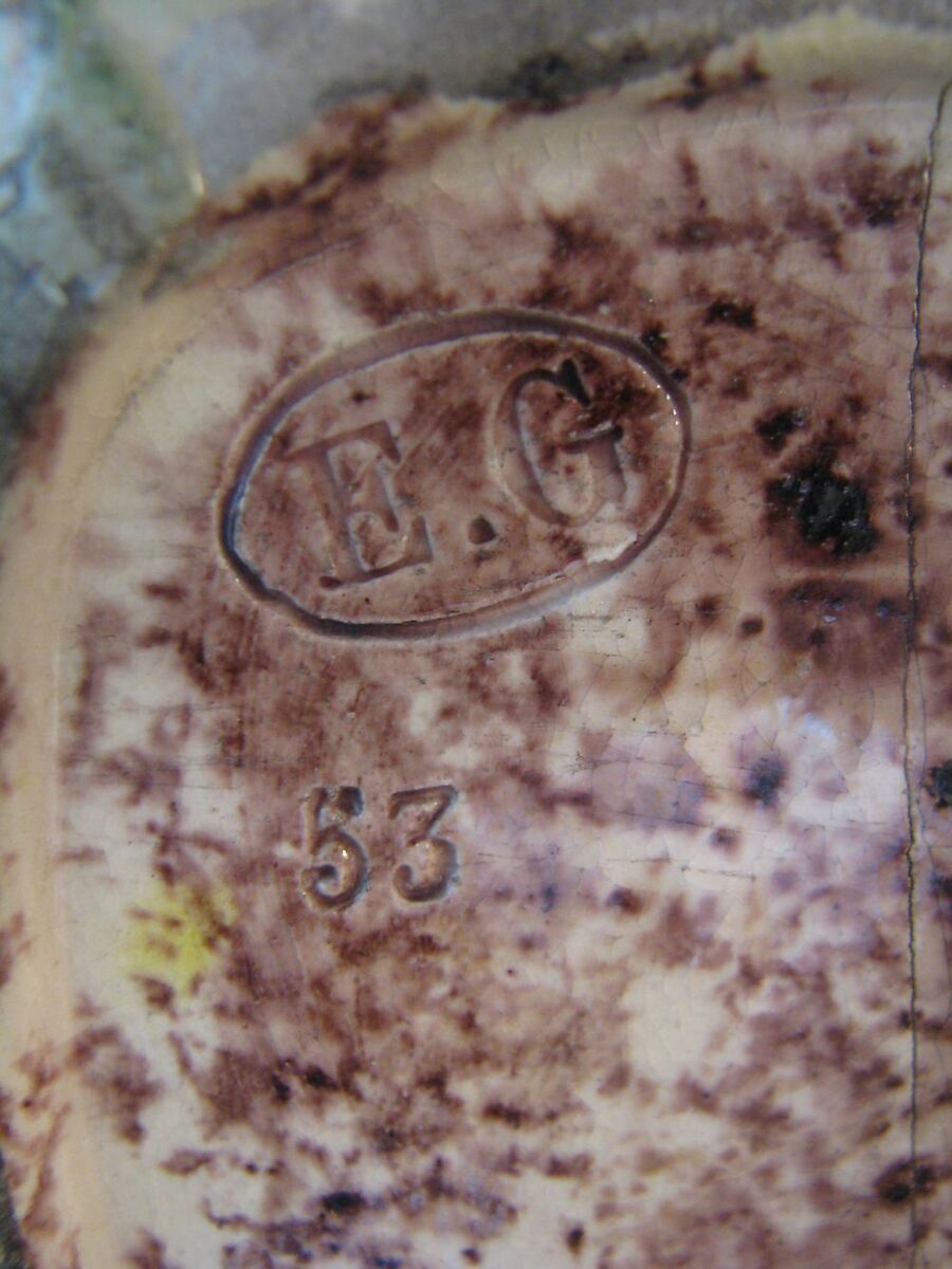 Vase, Charles Volkmar (American, Baltimore, Maryland 1841–1914 Metuchen, New Jersey), Earthenware, American