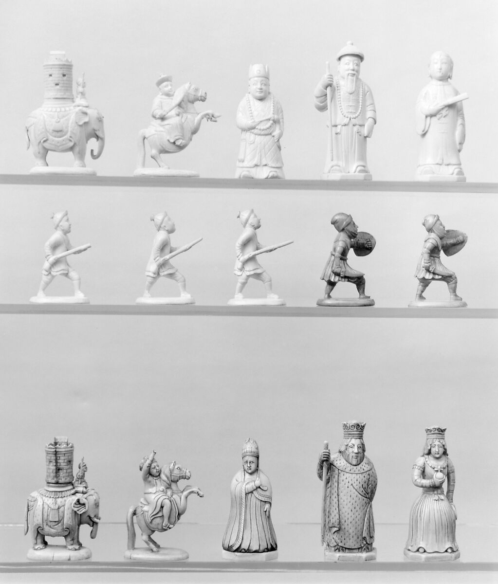 Chessmen (32), Ivory, Chinese
