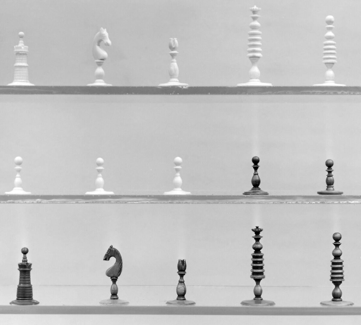 Chessmen (32), Ivory, French, Dieppe 