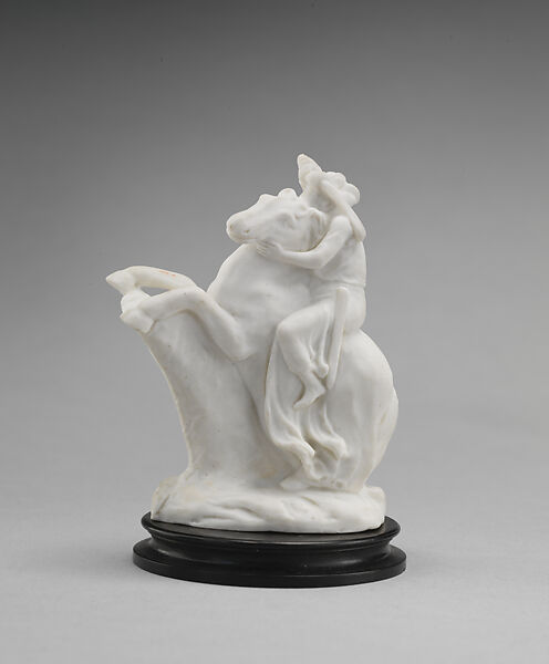 Chessman (Knight), John Flaxman (British, York 1755–1826 London), White jasperware, wood, British, Etruria, Staffordshire