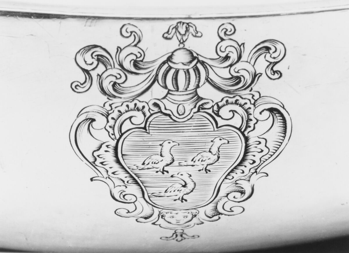 Broth bowl with cover (écuelle), Pierre-Henry Chéret (master 1741, retired 1777, died 1787), Silver, French, Paris